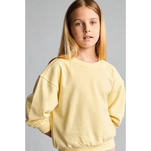 Relax Fit Basic Sweatshirt Kız Çocuk E6842A826AU
