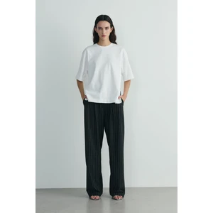 Ekru Nox Oversize Tişört