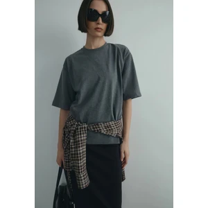 Suud Collection Antrasit Nox Oversize Tişört