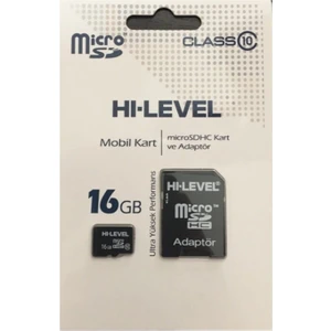 16 GB Micro SD Hafıza Kartı + Adaptör
