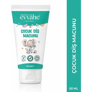 Evvahe Doğal Çocuk Diş Macunu 50ML E