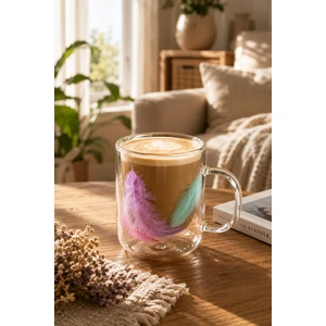 Perotti double Feather Çift Cidarlı Kupa 300 ml
