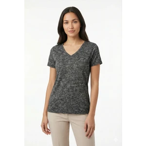 V Yaka Kadın T-Shirt