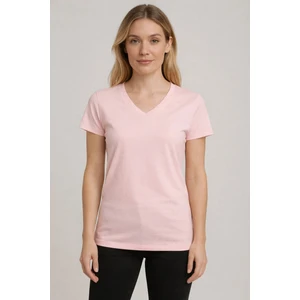 V Yaka Kadın T-Shirt