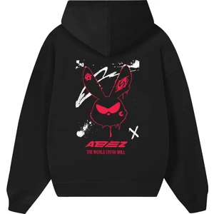 Ateez Baskılı Unisex Oversize Hoodıe