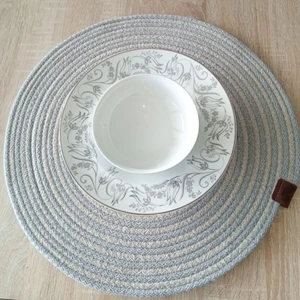 FT Tasarım Decohandy 39CM 2 Renk Jüt Örme Supla Amerikan Servis