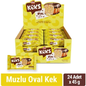 Keks Oval Kek Muzlu 45 gr x 24 Adet