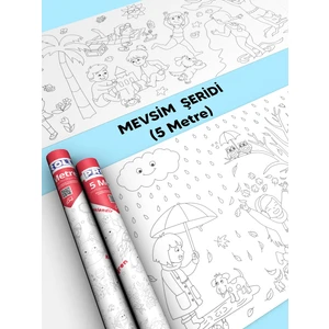 Mevsimler Boyama Kağıdı