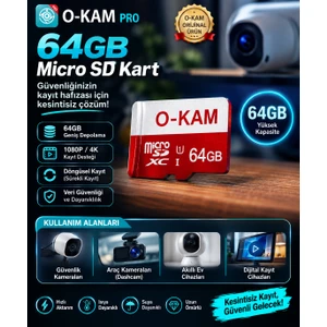 O-Kam 64GB Micro Sd Kart