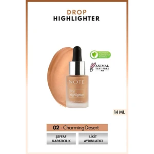 Drop Highlighter Işıltılı Likit Aydınlatıcı - 02 Charming Desert