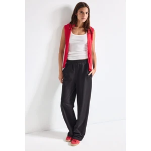 Straight Fit Elastik Bel Basic Siyah Eşofman Altı I4052AX26AU