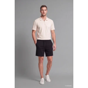 Regular Fit Düz Paça Siyah Şort I1296AX26SM