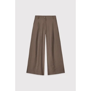 Geniş Paça Crop Pantolon