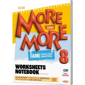 8.sınıf More&more Worksheets Notebook Kurmay Elt