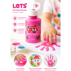 Parmak Boyası 250 ml Pembe