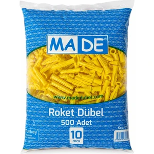 10 Mm Roket Dübel 500 Adet