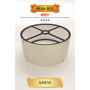 Krem Lambader Başlığı 35 cm Mega Boy