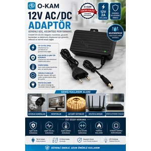 O-Kam 12 VOLT1AHM Adaptör