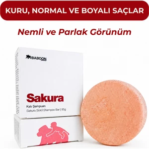 Baboon Sakura Katı Şampuan | Kuru Ve Boyalı Saçlar