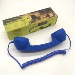 Type-C Portlu Retro Telefon Ahizesi (Mavi)