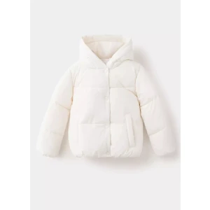 MANGO Kids Kapüşonlu kapitone anorak