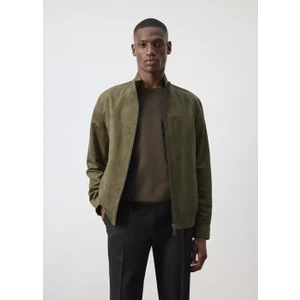 MANGO Man Süet görünümlü bomber ceket