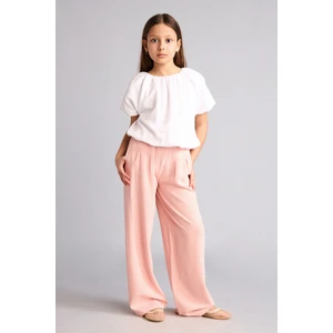 Wide Leg Geniş Paça Keten Karışımlı Pantolon H1212A826SM