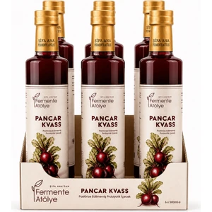 Şifa Ana 6 Adet Pancar Kvass (500 ml.) Cam Şişede