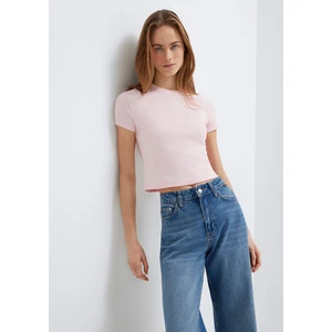Pembe Basic Crop Tişört 1600814-89200