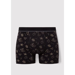 Baskılı Siyah Boxer 092449-85585