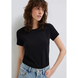 Stretch Beyaz Basic Tişört 0610252-620