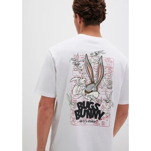 Bugs Bunny Baskılı Beyaz Tişört 0610636-620