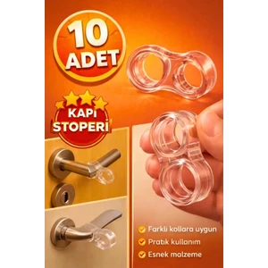 Setli Plastik Kapı Kolu Stoperi Kapı Kolu Tamponu