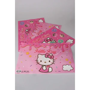 x Dekomus Lisanslı Hello Kitty 4 Adet Beslenme Örtüsü