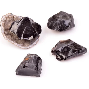 Taş Sandığı Siyah Obsidyen Taşı Ham Kütle