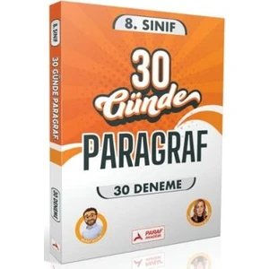 Paraf  8. Sınıf 30 Günde Paragraf 30 Deneme