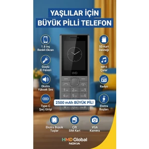 ( HMD ) Kameralı Tuşlu Telefon