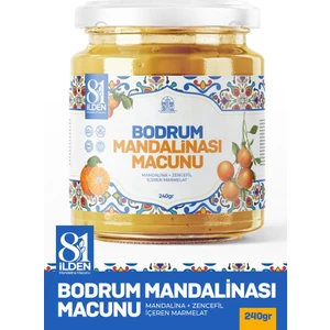 81 İlden Bodrum Mandalina Macunu 240 Gr
