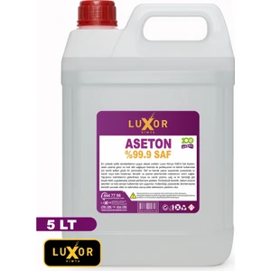 Kimya %99.9 Saf Aseton 5 Lt Yüksek Saflıkta Temizlik Ürünü Derinlemesine Etki
