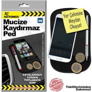 Mucize Kaydırmaz Ped Siyah 24097