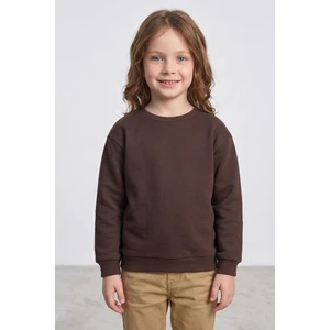 3 Iplik Basic Unisex Çocuk Sweatshirt