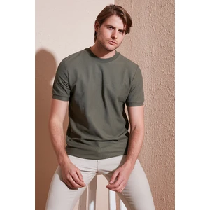 Pamuklu Regular Fit Bisiklet Yaka Basic T Shirt Erkek T Shirt 5902387