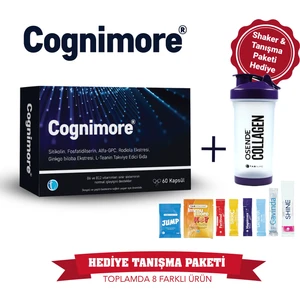 60 Kapsül | Tabvitamins Tanışma Paketi Shaker Hediyeli