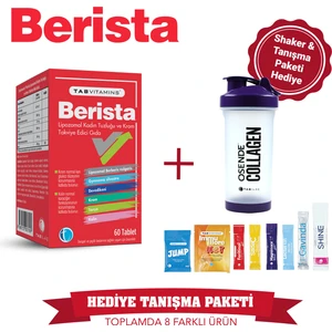 Berista 60 Tablet | Tanışma Paketi Shaker Hediyeli