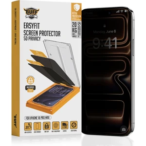 Buff Labs Buff iPhone 18 Pro Max 5d Privacy Easyfit Multipack 2 Adet Ekran Koruyucu