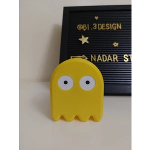 Nadar Studio Pacman Hayaleti Tealight  LED Figür  / LED Tealight Hediyeli