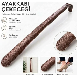 Premium Paslanmaz Çelik Ayakkabı Çekeceği