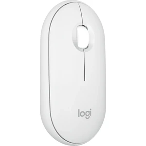 Logitech M350S Pebble 2 Bluetooth Kablosuz Sessiz Kompakt Mouse - Beyaz