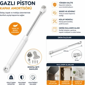 Gazlı Piston 100N 1.kalite