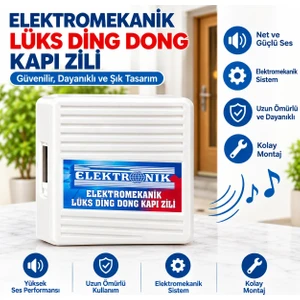 Elektromekanik Lux Din Dong Kapı Zili